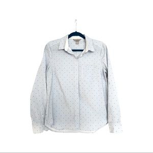 H&M Blue Stripped Heart Shirt